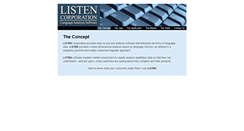 Desktop Screenshot of listencorporation.com